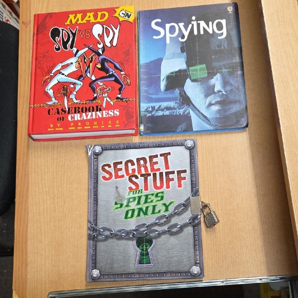 3 Spy Books